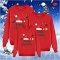 thumbnail image 1 of breaise Family Matching Christmas Sweatshirt Cute Graphic Pullover Casual Crewneck Sweatshirts for Men Women, 1 of 4