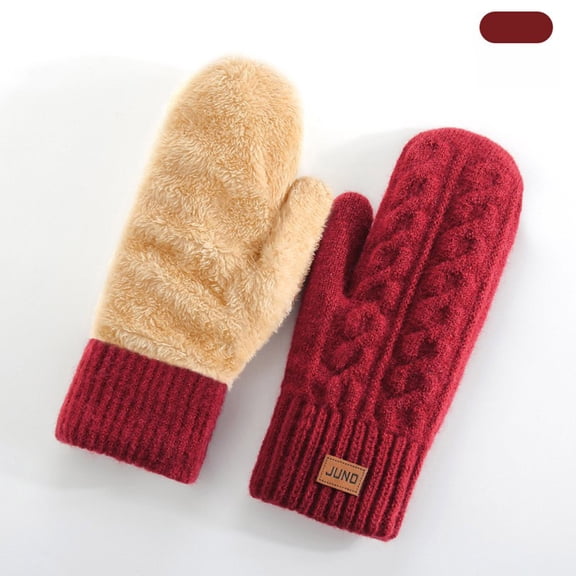 breaise Faux Fur Mittens Fingerless Gloves Convertible Gloves Fluffy Winter Warm Soft Half Finger Fuzzy Mittens for Women Men