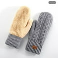 thumbnail image 1 of breaise Faux Fur Mittens Fingerless Gloves Convertible Gloves Fluffy Winter Warm Soft Half Finger Fuzzy Mittens for Women Men, 1 of 6