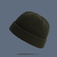 thumbnail image 1 of breaise Fisherman Beanie for Women Men Ribbed Cuffed Winter Hat Warm Stretchy Docker Skull Cap Rolled Brim Unisex Knitted Watch Daily Headwear, 1 of 1