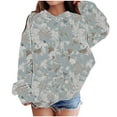 thumbnail image 1 of breaise Fleece Sweatshirts for Girls Toddler Kids Trendy Print Hoodie Kids Casual Hooded Sweatshirts Long Sleeve Pullover Tops, 1 of 8