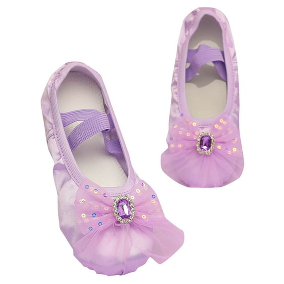 breaise Flower Girl Shoes Dress Shoes Toddler Girls Flats Low Heel Princess Wedding Shoes for Little Big Kids