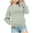thumbnail image 1 of breaise Girl Boy Long Sleeve Tops Kids Crewneck Sweatshirts Soft Solid Pullover for Girls Boys Loose Sweatshirt, 1 of 7