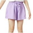 thumbnail image 1 of breaise Girl's Athletic Shorts Cotton Elastic Waist Running Shorts Sports Active Shorts for Teen Kids, 1 of 3