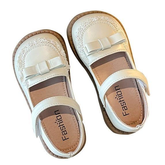 breaise Girl's Classic Mary Jane School Uniform Shoes Flat Dress Shoes Baby Toddler Princess Shoes Wedding Party Shoes