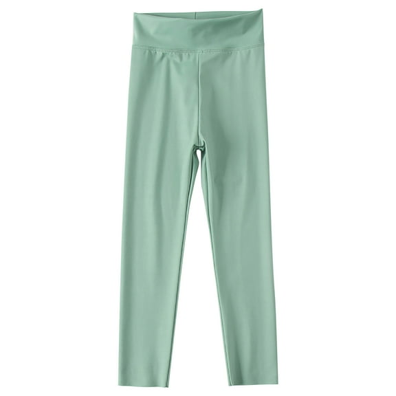 breaise Girls' Athletic Leggings High-Waist Stretch Tights Moisture-Wicking Dance Running Yoga Pants Workout Active Leggings