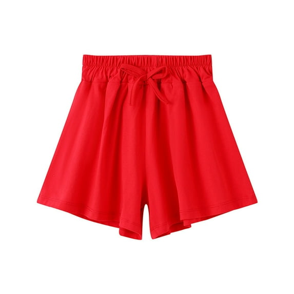 breaise Girls Athletic Shorts Running Preppy Shorts Kids Drawstring Elastic Waist Active Shorts