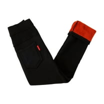 breaise Girls Fleece Lined Leggings Cotton Toddler Kids Yoga Leggings Thick Thermal Tights Pants Slim Joggers