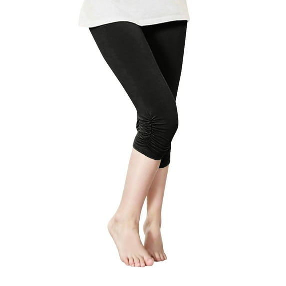 breaise Girls' Leggings Full Length Capri Pants Toddler Kids Girls Jogger Trousers Kids High Waist Stretch Athletic Dance Yoga Pants