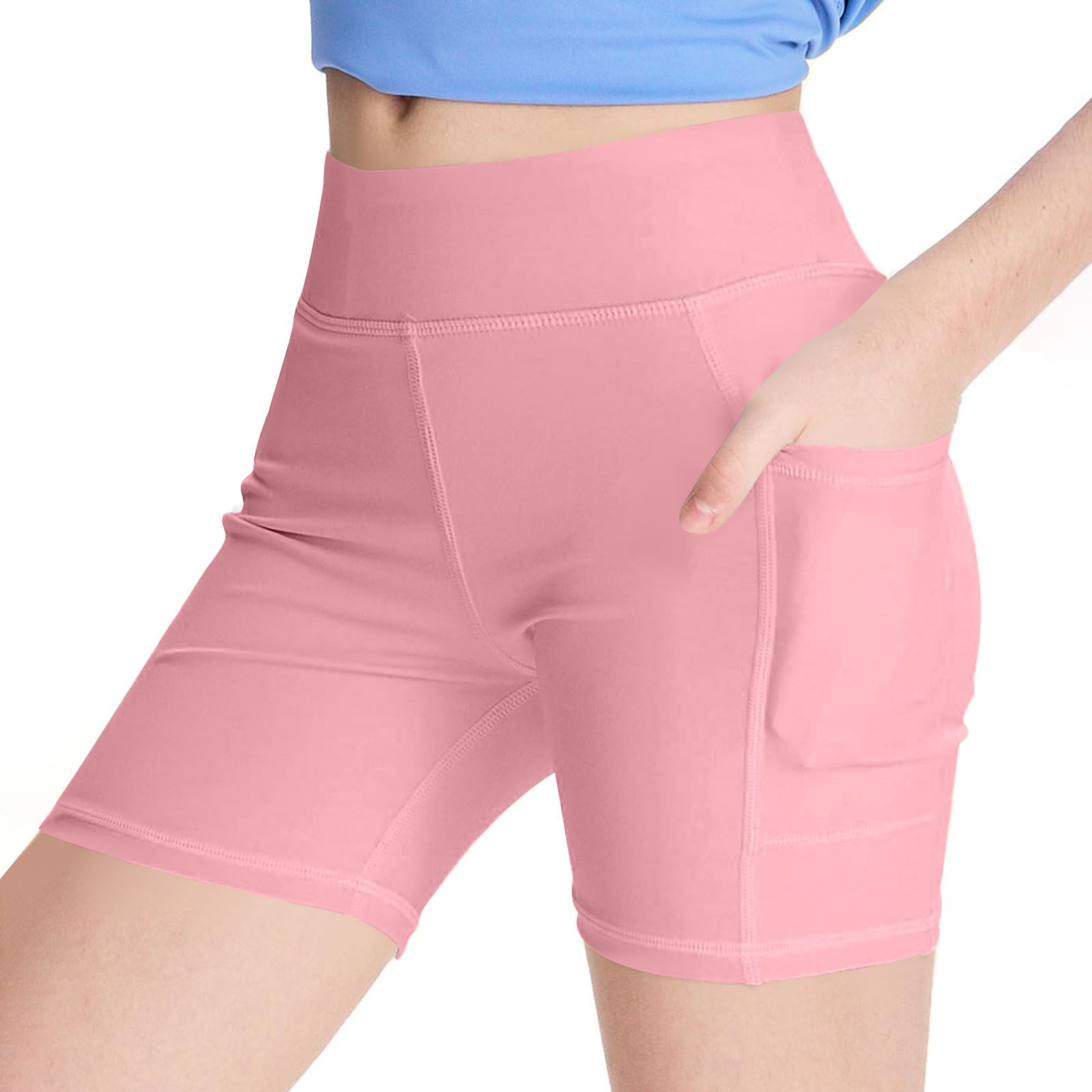 ActiveGirl 6-Pack Girls’ Safety Shorts – Soft Bike Leggings