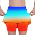 thumbnail image 1 of breaise Girls Sport Skirts High Waist Athletic Mini Skorts Kids Tie Dye A Line Pleated Tennis Golf Skirts, 1 of 6
