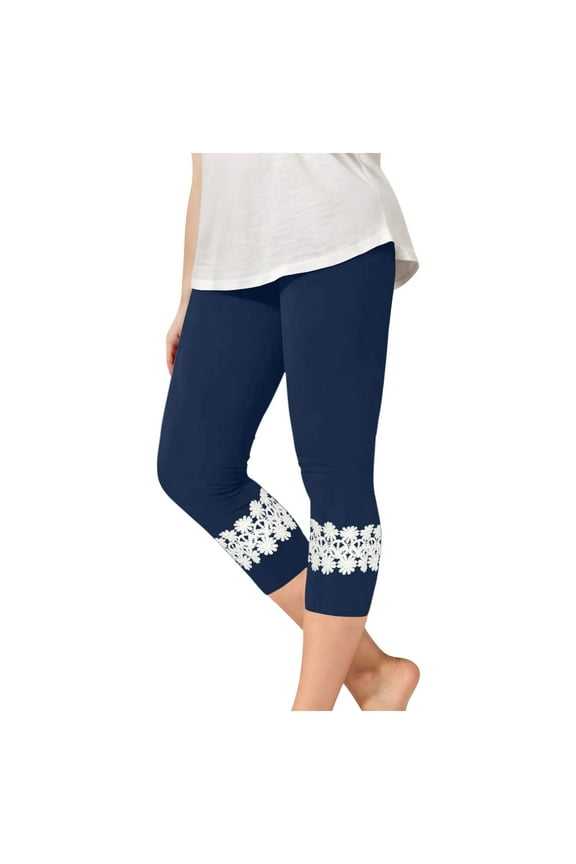 Girls Workout Leggings Kids High Waist Stretch Athletic Dance Yoga Pants Slim Fit Capris 2-13Years