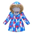 thumbnail image 1 of breaise Girls and Toddlers' Long Quilted Puffer Coat with Trimmed Hood Outerwear Warm Parka Jacket Fall/Winter Long Coats Snowsuit for Girls, 1 of 3