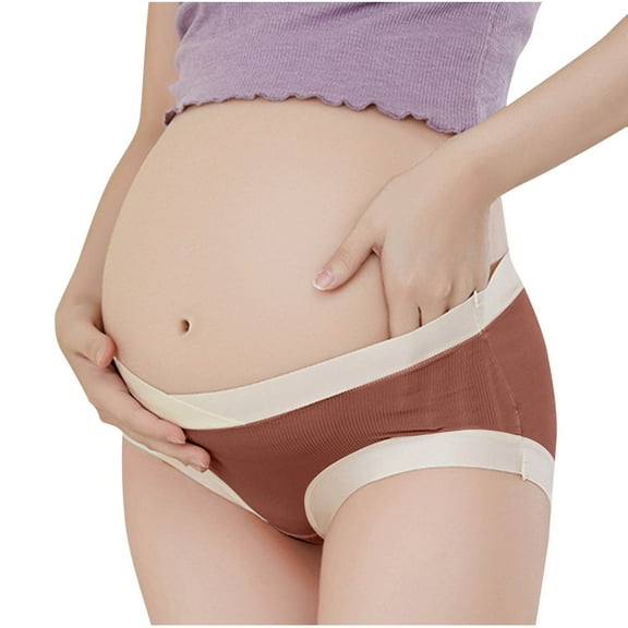breaise High Waist Belly Support Maternity Underwear for Pregnancy Panties Over Bump Plus Size Pregnant Underpants