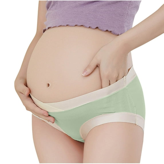 breaise High Waist Belly Support Maternity Underwear for Pregnancy Panties Over Bump Plus Size Pregnant Underpants