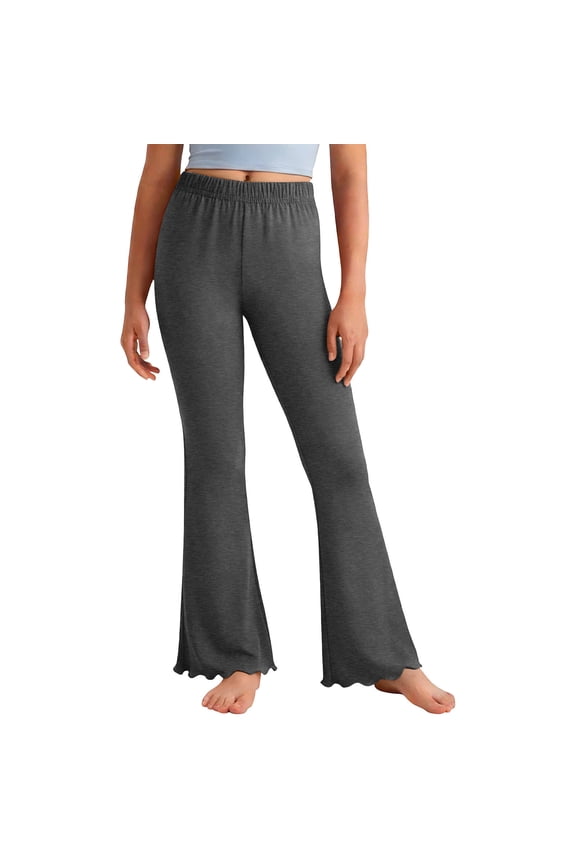 High-Waist Flare Legging Girls Bootcut Workout Pants Slim Fit Flared Yoga Pants Activewear