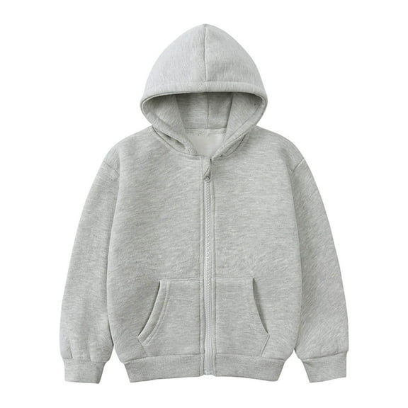 breaise Hoodie for Boys Girls Fall Long Sleeve Full Zipper Sweatshirt Casual Oversize Hooded Sweatshirt with Pockets