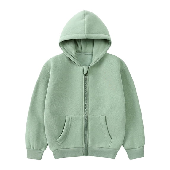 breaise Hoodie for Boys Girls Fall Long Sleeve Full Zipper Sweatshirt Casual Oversize Hooded Sweatshirt with Pockets