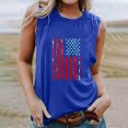 thumbnail image 1 of breaise Independence Day Tank Tops for Women Proud Patriotic Stars and Stripes Graphic Tshirts Cotton Sleeveless T-shirts Cami Athletic Crew Neck Tanks Work Blouses for Women, 1 of 4