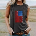 thumbnail image 1 of breaise Independence Day Tank Tops for Women Proud Patriotic Stars and Stripes Graphic Tshirts Cotton Sleeveless T-shirts Cami Athletic Crew Neck Tanks Work Blouses for Women, 1 of 4