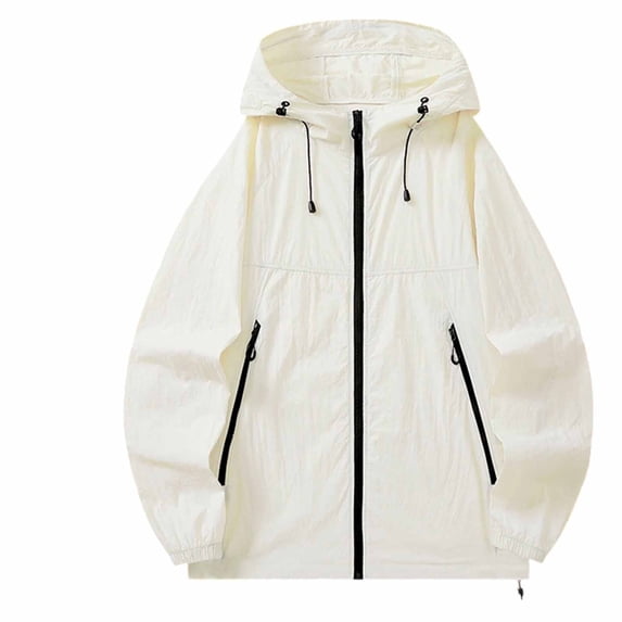 breaise Jacket for Women Sun Protection Long Sleeve Jackets Casual Full Zip Hood Coat Outdoor Running Hinking Workout Coats with Pockets S-4XL