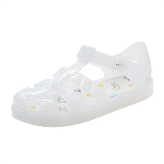 breaise Jelly Sandals for Girls,Closed Toe Princess Costume Summer Dress Shoes Fisherman Gladiator Water Beach Flat Sandals for Toddler/Little Kid/Big Kid