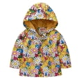 thumbnail image 1 of breaise Kids Baby Boys Cute Fall Coat Outwear Infant Toddler Hoodie Hooded Zip-up Thin Jacket Long Sleeve Windbreaker Lightweight Coat Windproof Clothes1-5T, 1 of 3