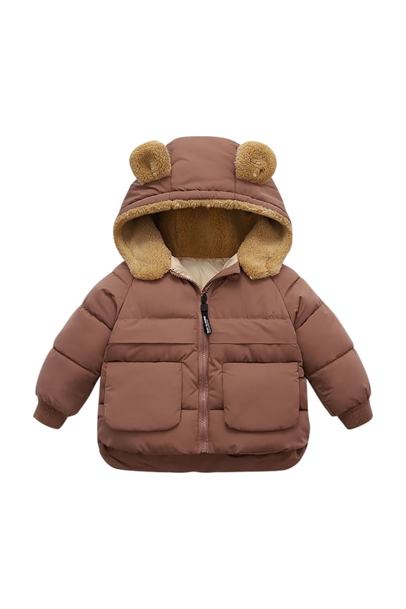 Kids Boys Girls Insulated Waterproof Snow Suit Solid Color Cozy Jumpsuits Winter Heavyweight Outdoor Activewear Overalls 1-15Years