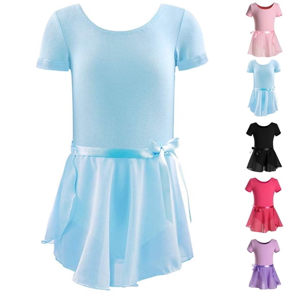 breaise Kids Girls Ballet Leotard with Dance Skirt Toddler Ballerina Outfits Clothes Ballet Tutu Dress