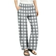 thumbnail image 1 of breaise Kids Girls High Waisted Lounge Pants Casual Wide Leg Pajamas Trouser Cozy Plaid Sweatpants with Pocket, 1 of 8