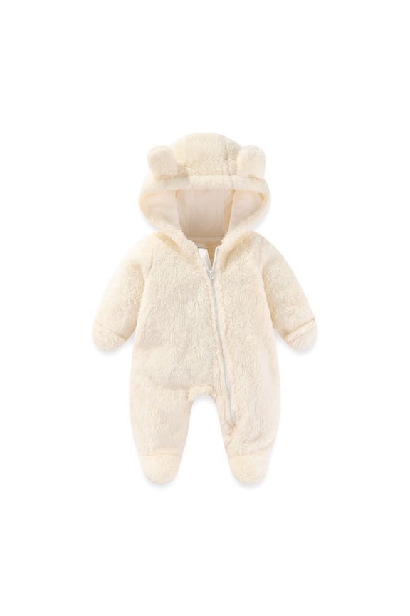 Kids Hoodies Under $ 10 Newborn Baby Bear Onesie Outfit Suit Girls Boys Fleece Jumpsuit Romper Hooded Winter Snowsuit Clothes