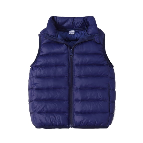 breaise Kids Puffer Vest Lightweight Waterproof Sleeveless Zip Up Outwear for Boys Girls