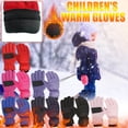 thumbnail image 1 of breaise Kids Ski Snow Gloves Winter Cold Weather Windproof Warm Snowboard Sport Mittens for Boys Girls, 1 of 5