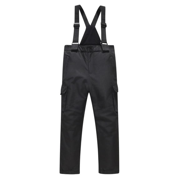 breaise Kids Snow Bibs Waterproof Insulated Ski Bibs Teen Boys Girls Snow Pants Winter Snowboard Overalls with Pockets