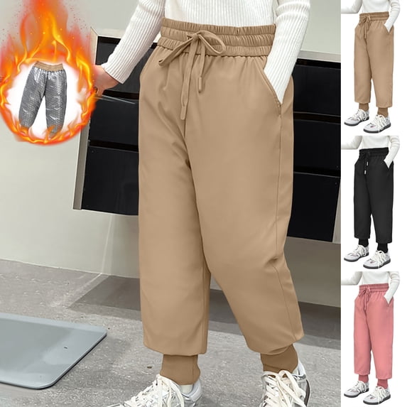 breaise Linen Capri Pants Girls Summer Casual Beach Wide Leg Lounge Palazzo Pants High Waisted Cropped Trousers with Pockets