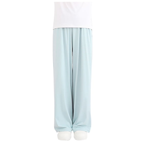 breaise Lounge Pants for Girls Wide Leg Baggy Pants Elastic Waist Parachute Pants Jogger Sweatpants Fall Streetwear