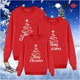 thumbnail image 1 of breaise Matching Family Christmas Sweatshirts for Women Men Graphic Pullover Tops Long Sleeve Holiday Sweatshirt, 1 of 4
