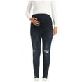 thumbnail image 1 of breaise Maternity Jeans for Women Over Belly Skinny Denim Pants Comfy Stretchy Pregnancy Pants Solid Belly Support Pregnancy Jeans Pants, 1 of 6