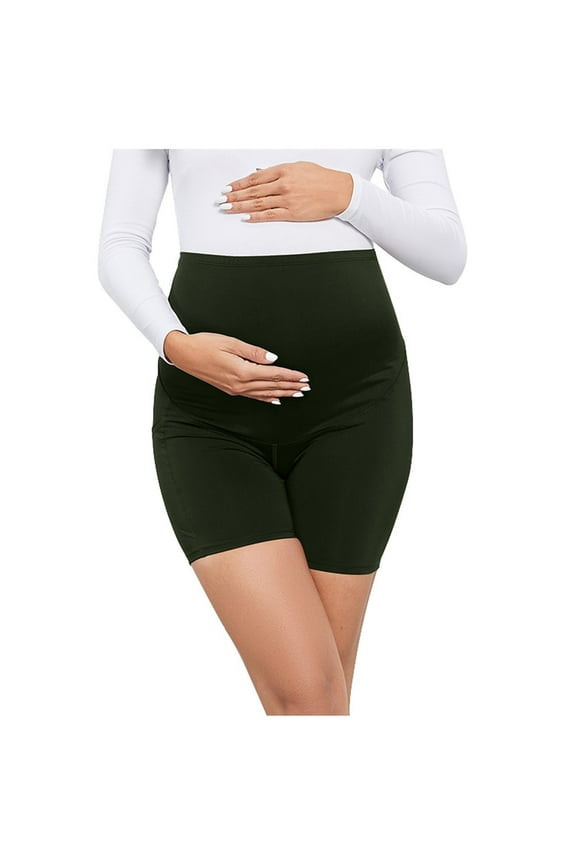 Maternity Shapewear Seamless Underwear Over Bump Pregnancy Shorts High Waist Panties Under Dress Belly Support
