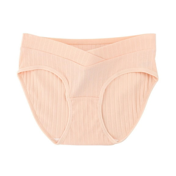 breaise Maternity Underwear Seamless,Women Pregnancy Postpartum Panties Under Bump Maternity Underwear Cotton