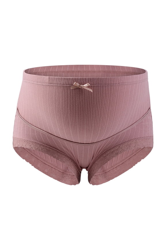 Maternity Underwear for Women High Waist Pregnancy Underwear Soft Seamless Panties Maternity Underwear Over Bump