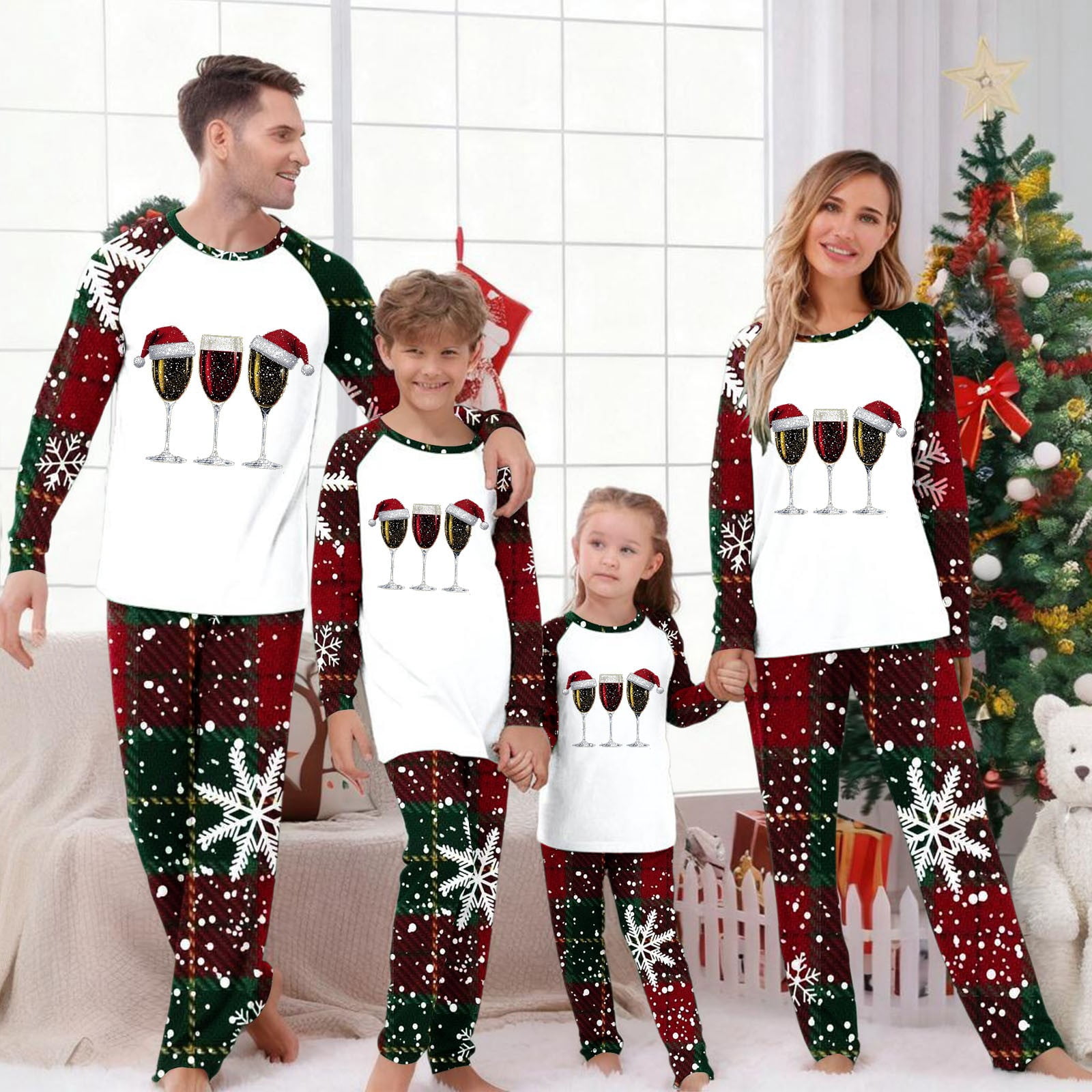 breaise Merry Christmas Family Matching Pajamas Sets Holiday Pajama PJ ...