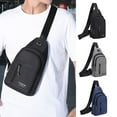 thumbnail image 1 of breaise Messenger Bag for Men Small Sling Crossbody Backpack Shoulder Bag Oxford Cloth Strap Backpack Sling Bag, 1 of 8