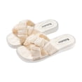 thumbnail image 1 of breaise Open-Toe Bow Slippers for Girls Non-Slip Indoor Slide Quick Drying Slip-on Beach Slides, 1 of 2