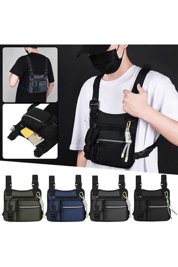 Outdoor Sport Chest Bag for Men Women Chest Rig For Hiking Running Cycling