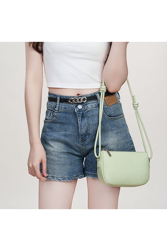 Shoulder Bags for Women Light-Weight Crossbody Handbag Regualr Fit Purse Tote Bag with Guitar Strap Zipped Pockets Handbag