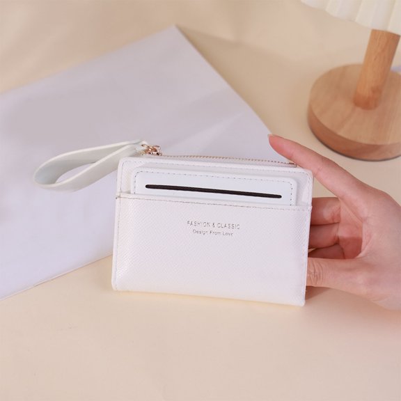 breaise Small Wallet for Women Double-Layer Zipper Card Bag Vintage Coin Pocket