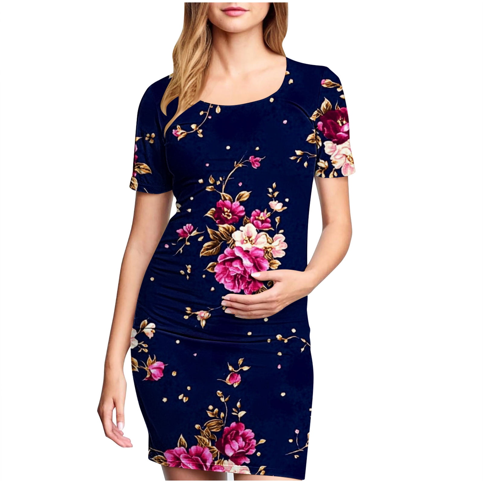 Boho Dresses For Women Casual Corner Hawaiian Knee-length Dresses