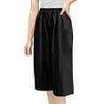 thumbnail image 1 of breaise Summer Girls Casual Capri Pants Baggy Lounge Wide Leg Pants Kids Sliod Croped Pants with Pockets, 1 of 4
