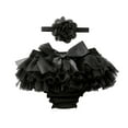 thumbnail image 1 of breaise Toddler Baby Girls Tulle Ruffle Bloomers with Headband Set Infant Princess Cotton Briefs Panties Bottom Shorts, 1 of 4